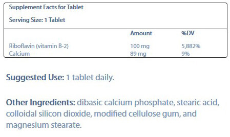 SN B-2 Riboflavin 100 töflur - Image 2
