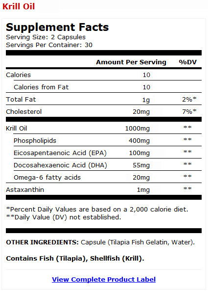 Mercola Krill olía 180 hylki 3mán - Image 2