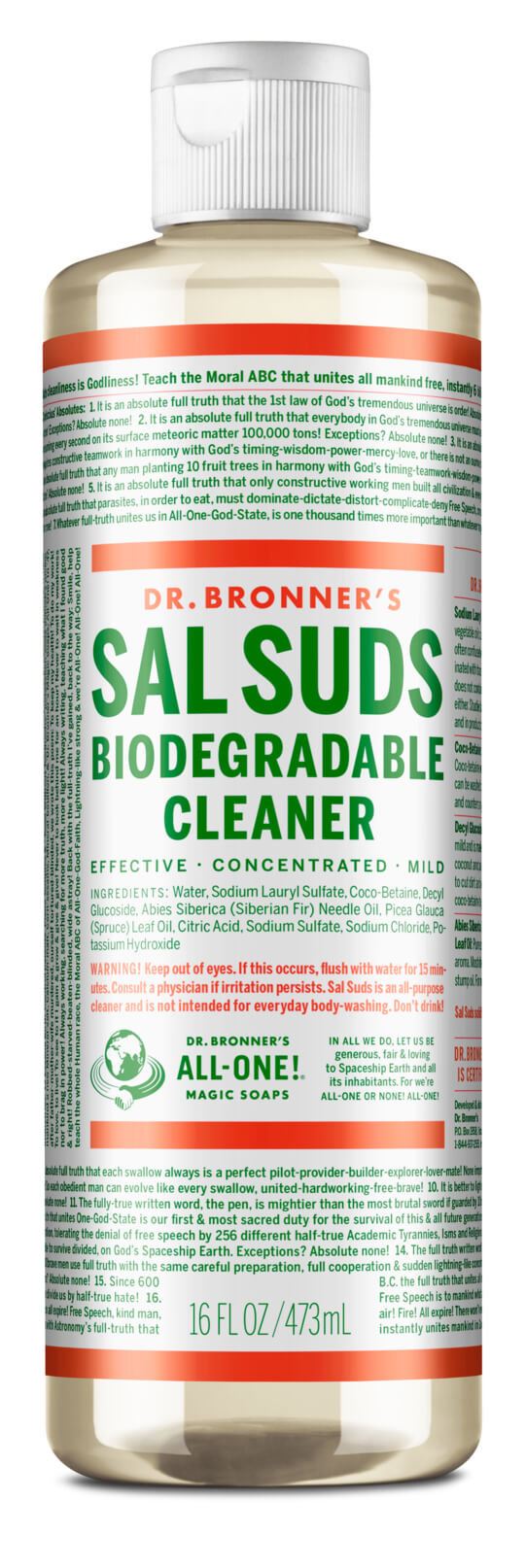 Bronners umhverfisvæn þrifarsápa 472ml