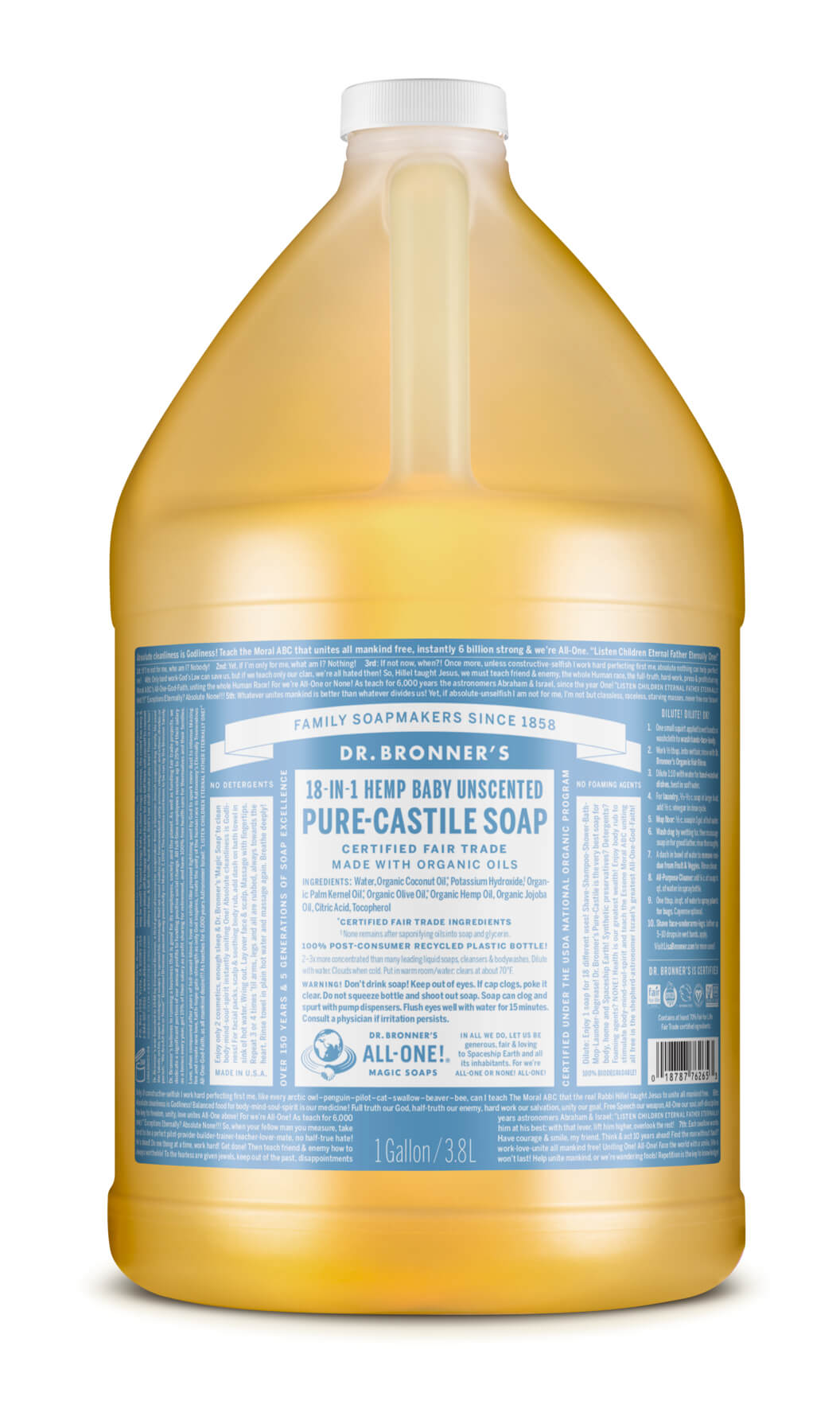 Bronners lífræn sápa - 3,8l baby mild
