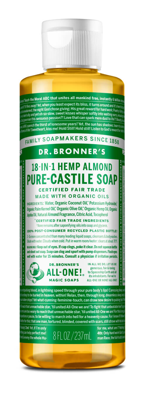 Bronners lífræn sápa - 237ml möndlu