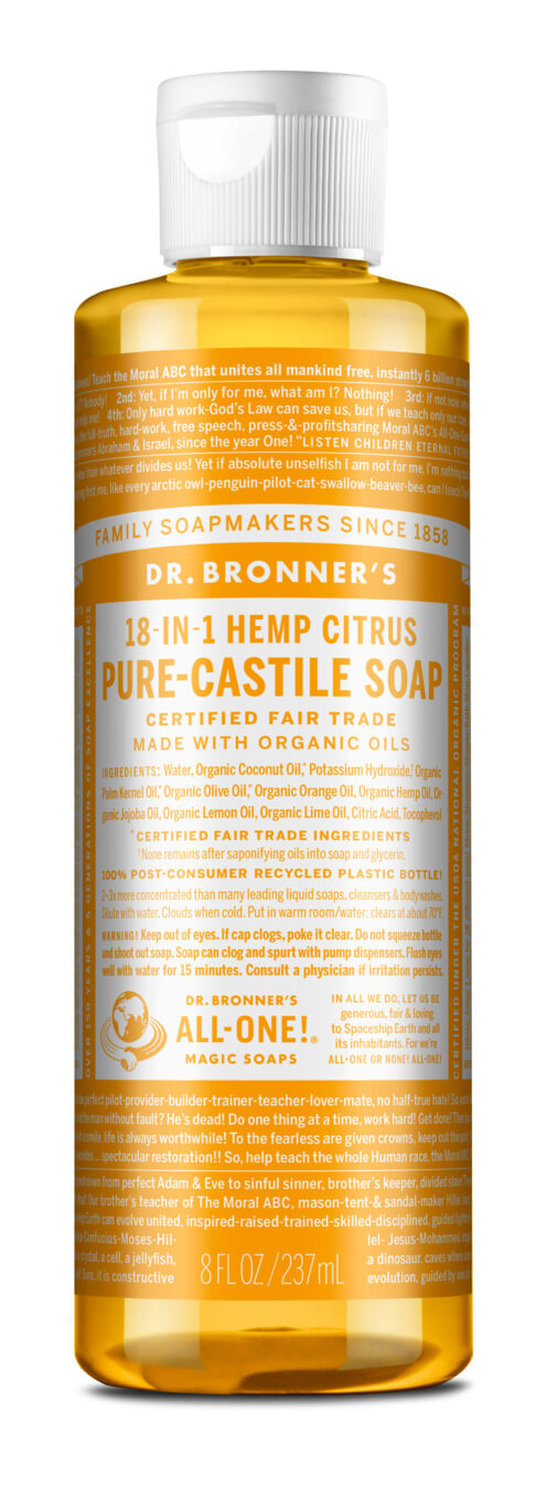 Bronners lífræn sápa - 237ml sítróna