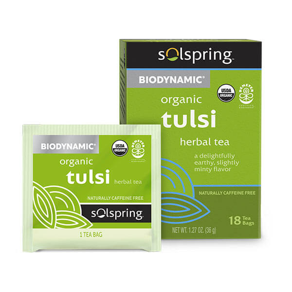 Solspring Tulsi te lífrænt 18pokar