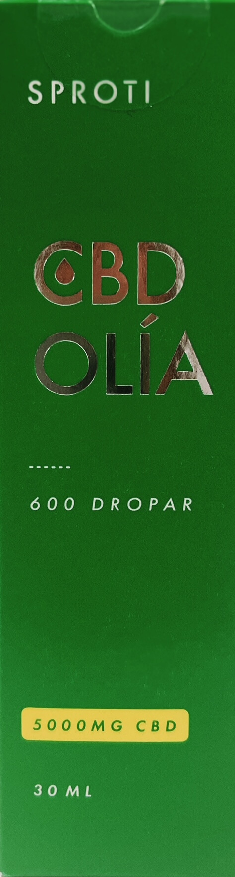 Sproti CBD olía 5000mg 30ml 16,7%