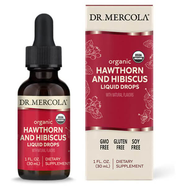 Mercola Hawthorn & Hibiscus dropar - Mamma veit best