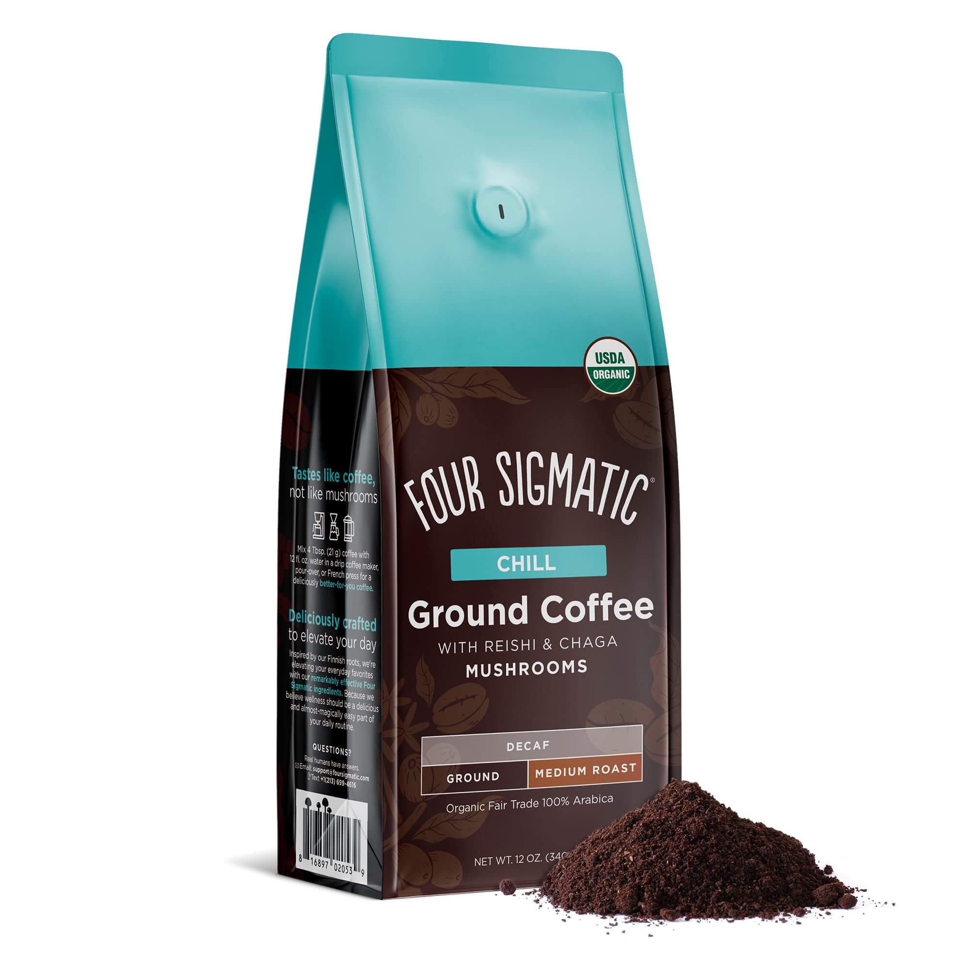 FS koffínlaust kaffi með reishi og Chaga
