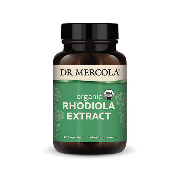 Mercola Lífrænt Rhodiola 30hylki