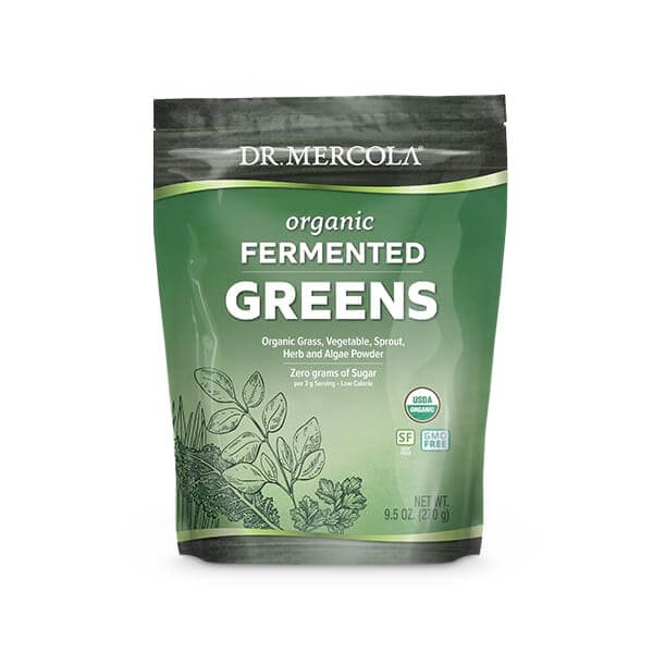 Mercola gerjað grænfæði