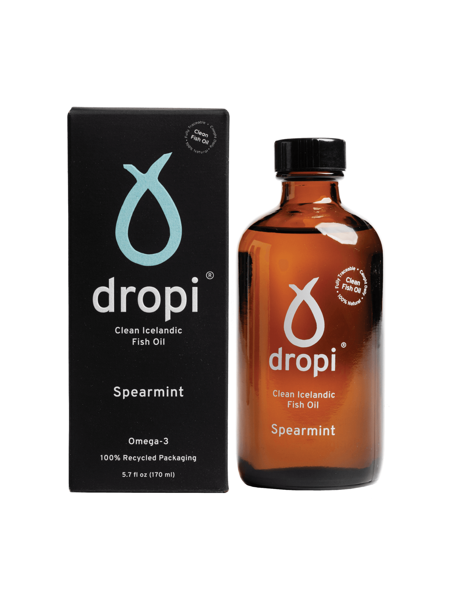 Dropi þorskalýsi Spearmint 170ml
