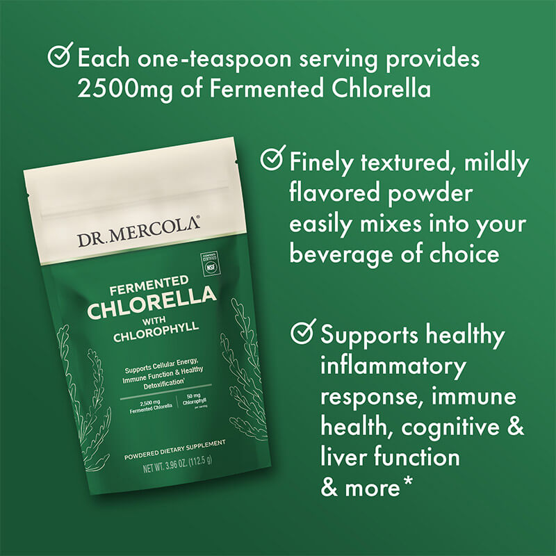 Mercola Gerjað klórelladuft 112,5gr - Image 3