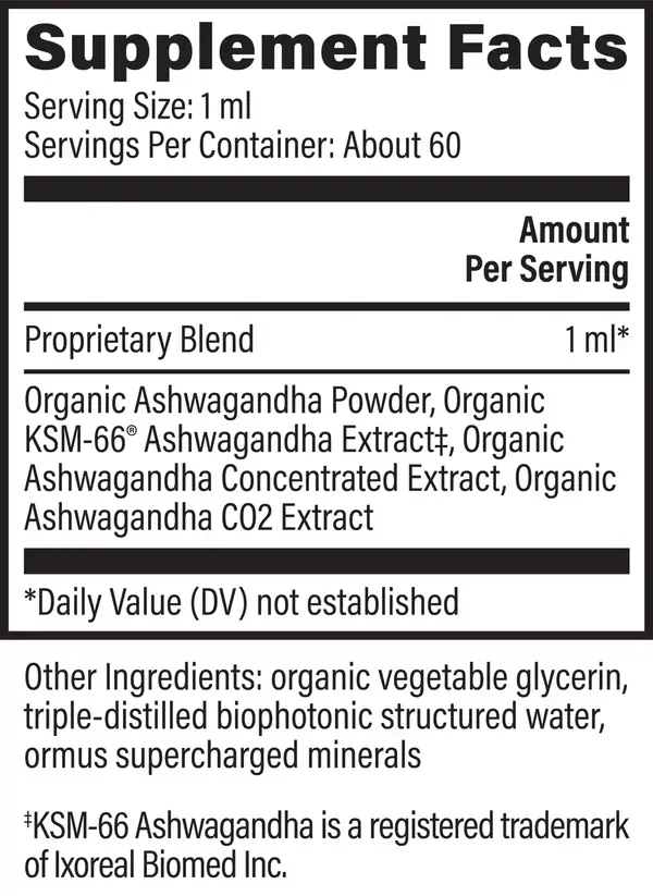 GH Organic Ashwagandha KSM-66 59,2ml - Image 2
