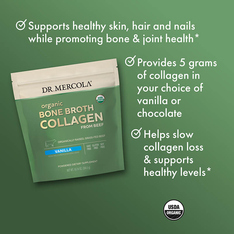 Mercola Bone Broth Collagen Vanil 420gr - Image 3