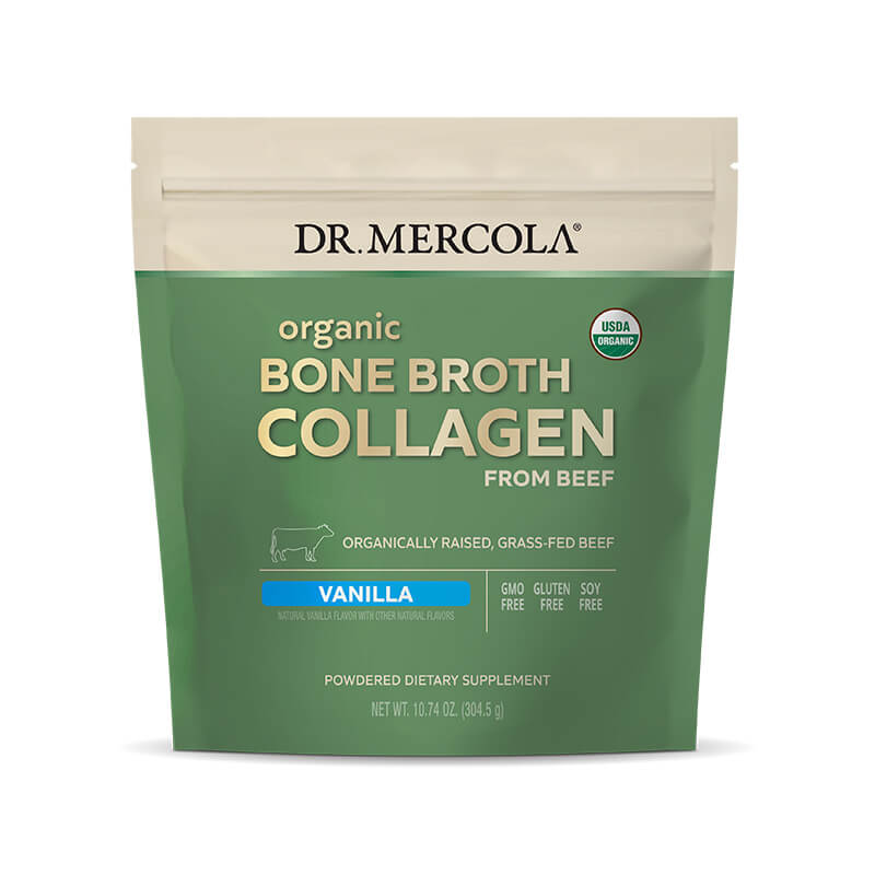 Mercola Bone Broth Collagen Vanil 420gr