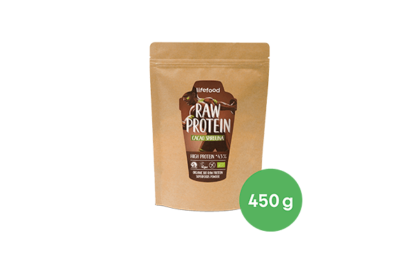 LF Raw Protein 43% Cacao Spirulina 450gr
