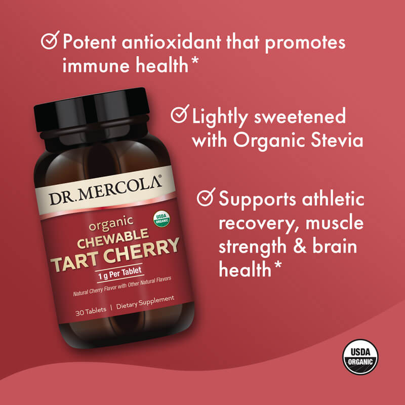 Mercola Tart Cherry tuggutöflur - Image 3