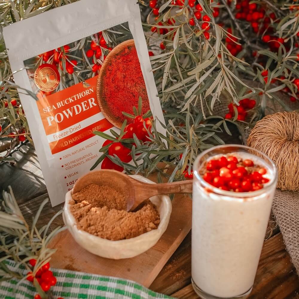 ST Sea Buckthorn Powder freeze-dried - Image 2