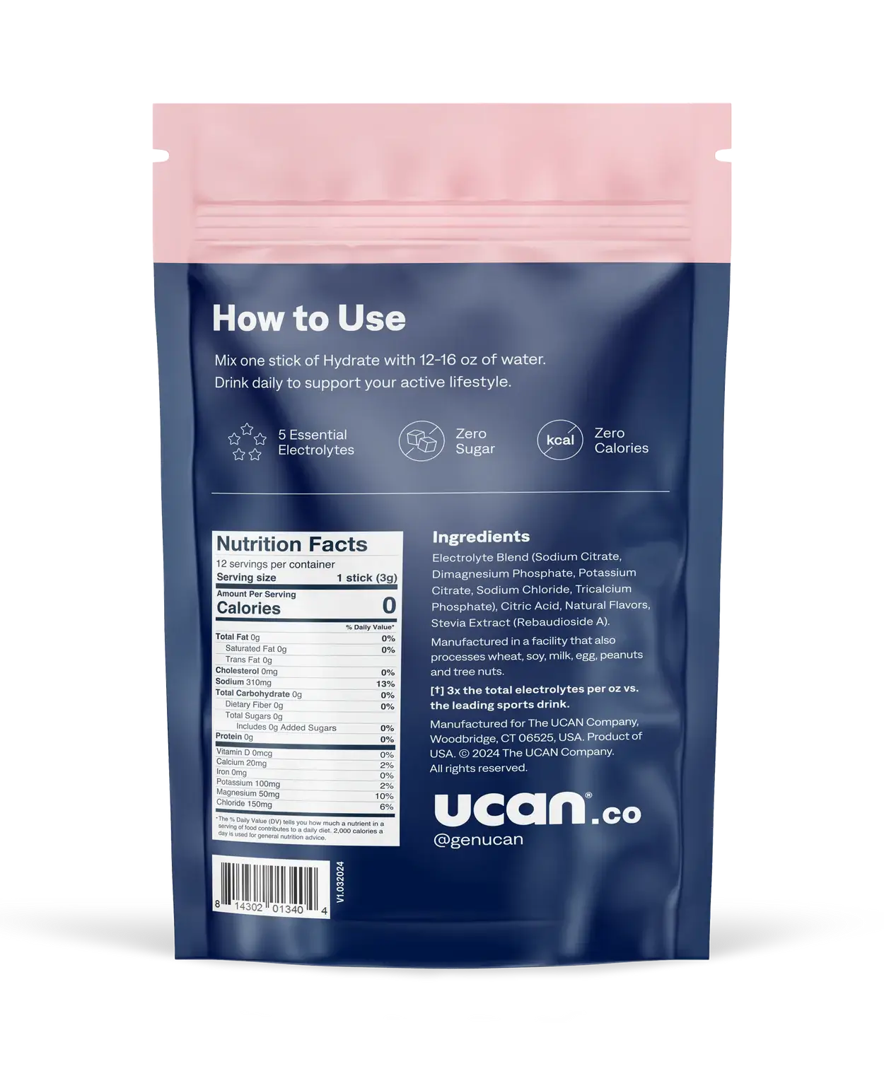 UCAN Hydraye - Watermelon stick 12stk - Image 2