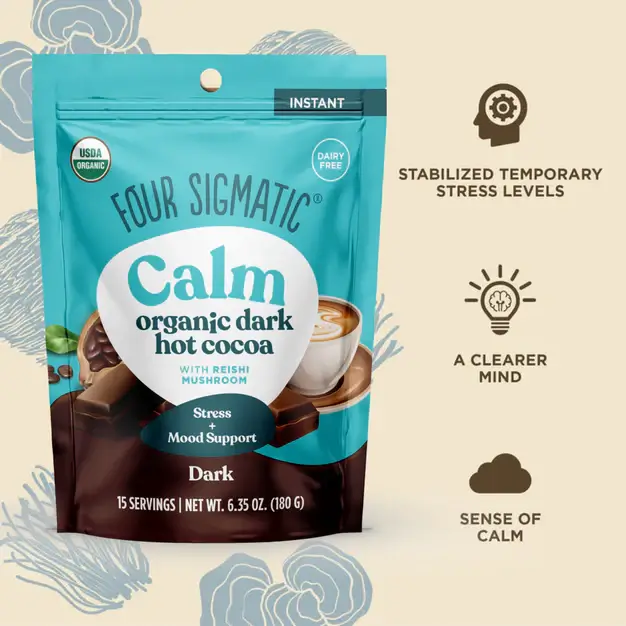 FS Calm organic dark hot cocoa - Image 2