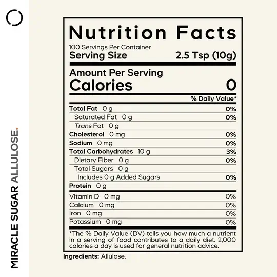 CodeAge Miracle Sugar Allulose 1kg - Image 2