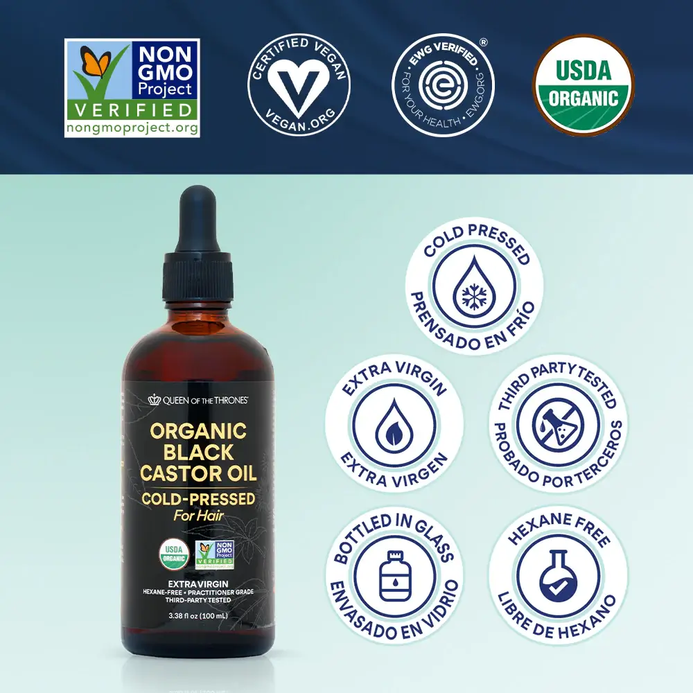 QOTT Organic Black Castor Oil - Image 2