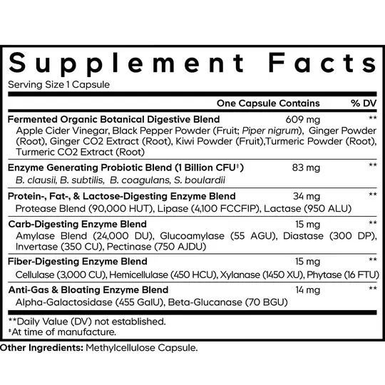 CodeAge Fermented Digestive Enzymes+ - Image 2