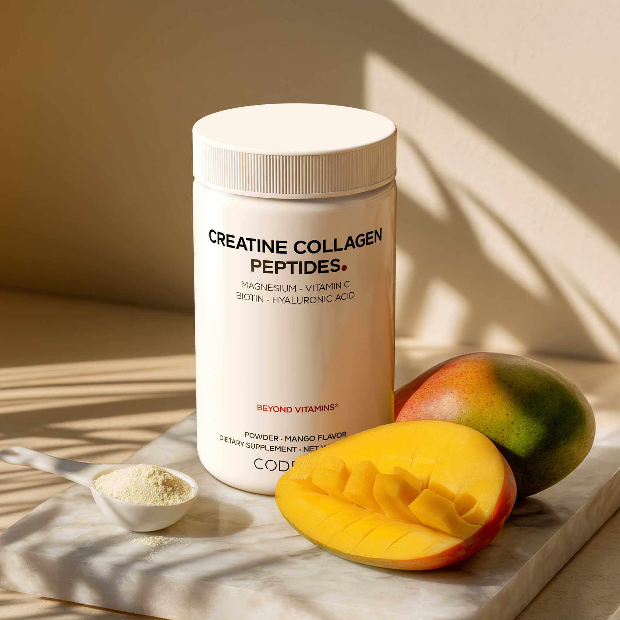 CodeAge Creatine Collagen Peptides Mango - Image 2