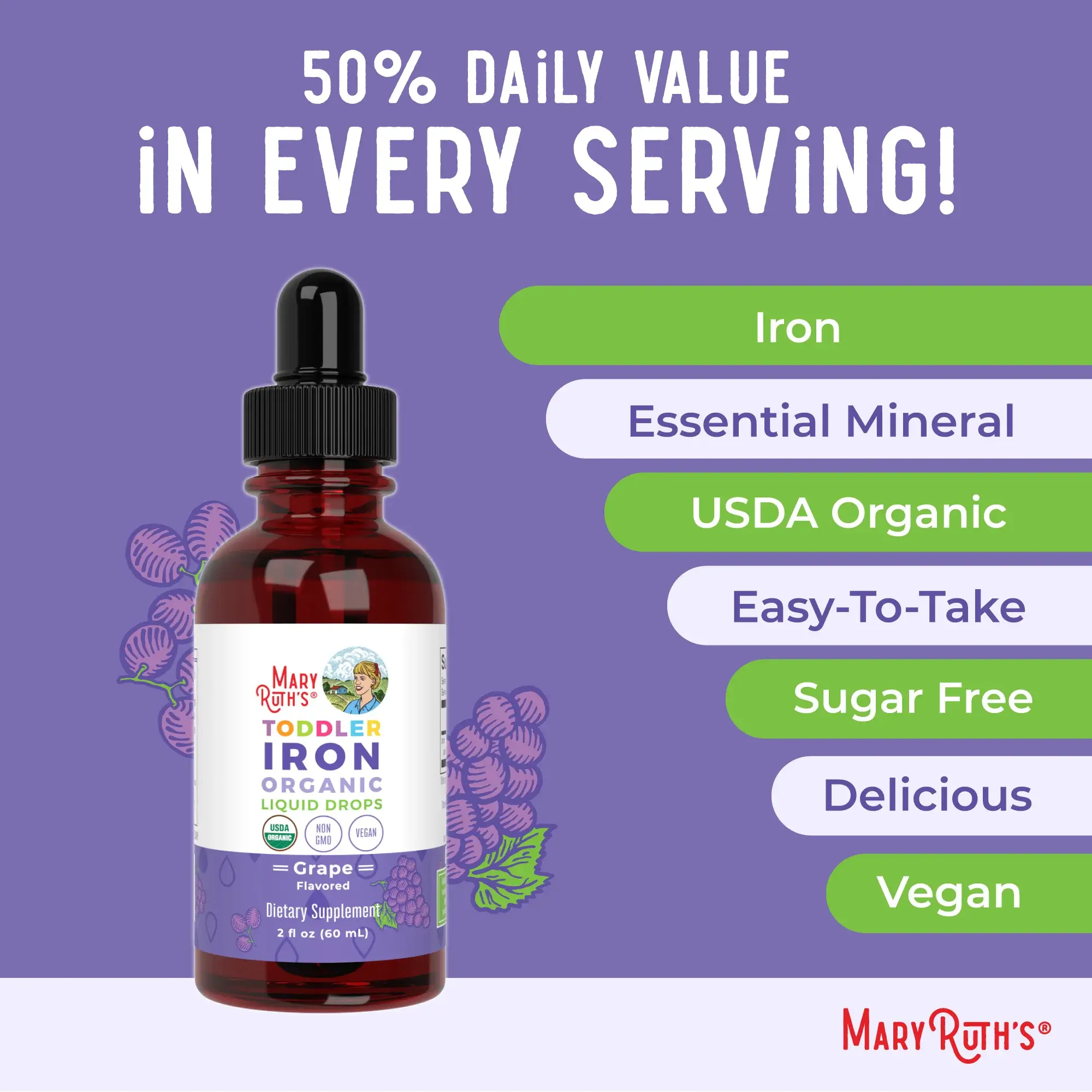 MR Toddler Iron Organic drops 30ml - Image 4